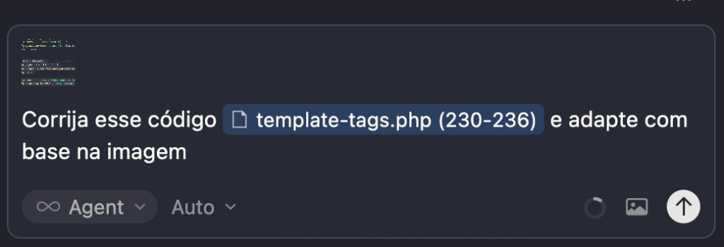 Cursor com múltiplos contextos